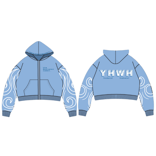 YHWH Zip Up Hoodie