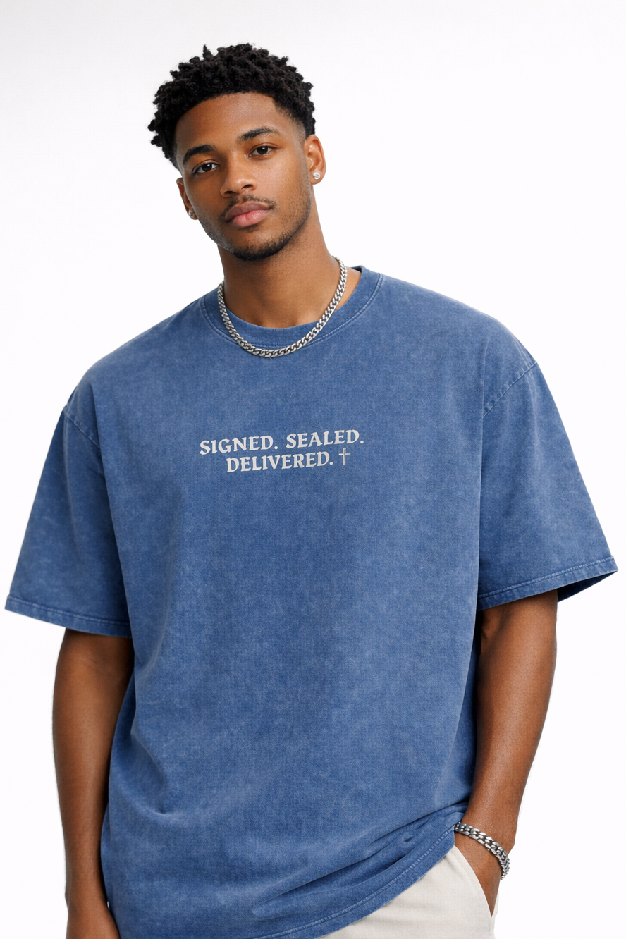 Signed Sealed Delivered (Blue)