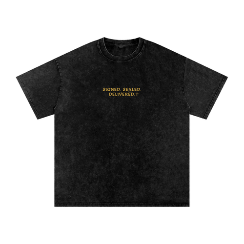 Signed Sealed Delivered (Black)